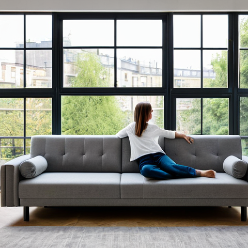 **
"A modern apartment interior showcasing flexible design: convertible furniture (sofa-bed, adjustable desk), large windows providing natural light, modest and family-friendly décor. Safe for work, appropriate content, fully clothed figures enjoying the space. Perfect anatomy, correct proportions, natural pose, well-formed hands, proper finger count, natural body proportions, professional photography, high quality."
**